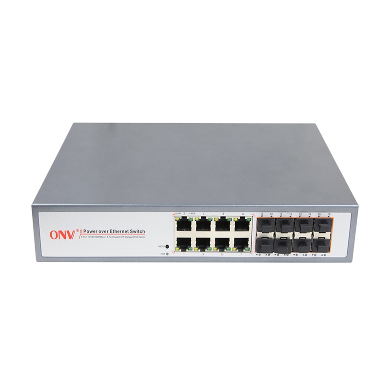 سوئیچ 8 پورت POE مدل ONV 33168PFM