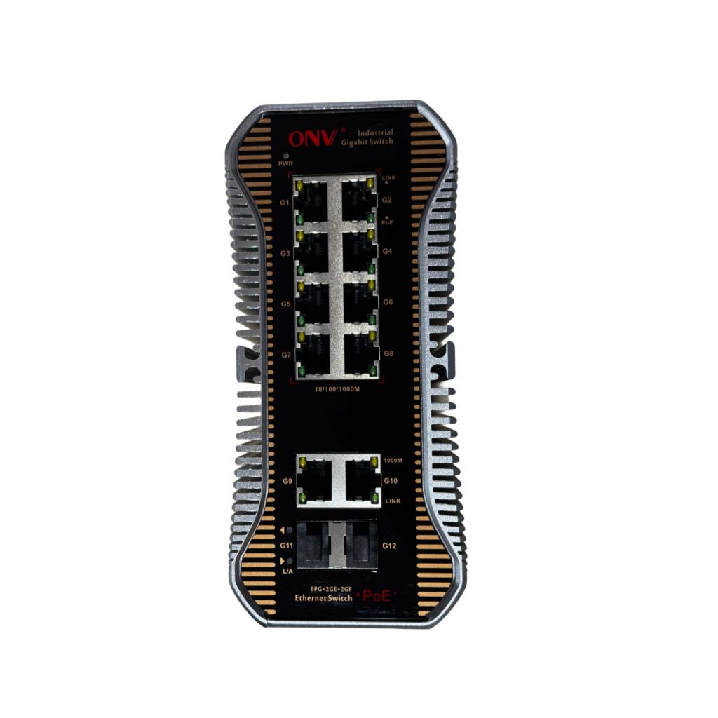سوئیچ 8 پورت گیگ صنعتی POE مدل ONV IPS33128PF